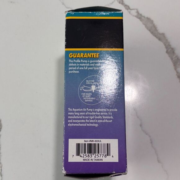 Profile Aquarium Air Pump 4000 Oxygenator Grey Fish Tank Bubbler 100% Functional - Picture 3 of 8